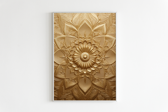 Mandala Gold Metal