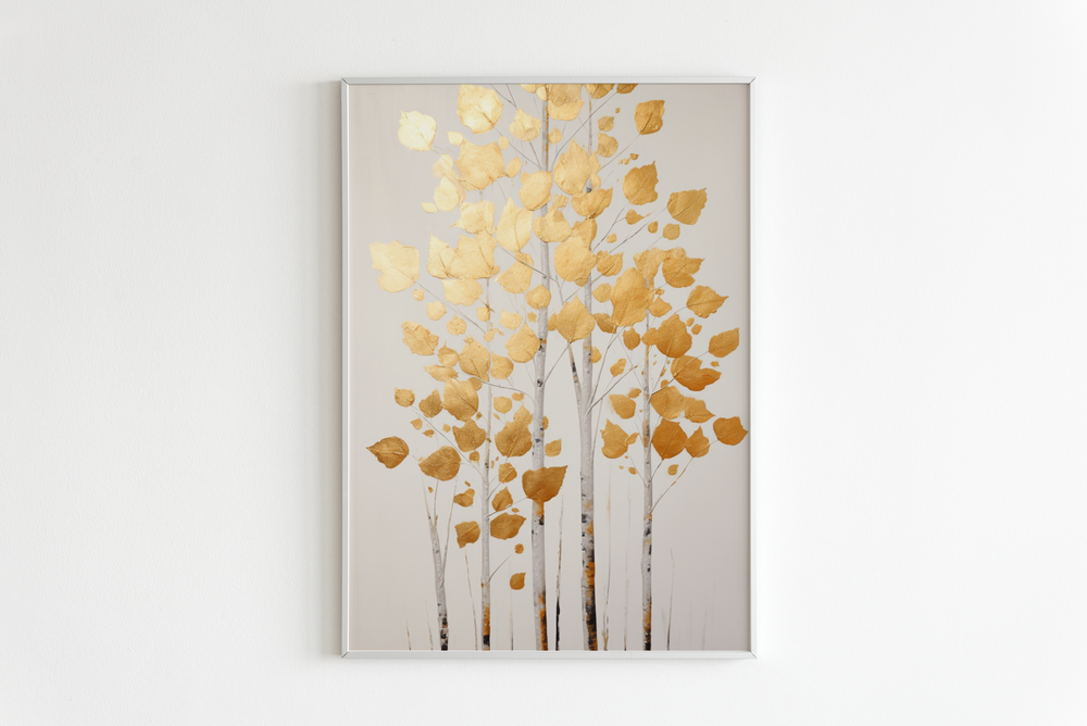 Tree and Gold Leaf