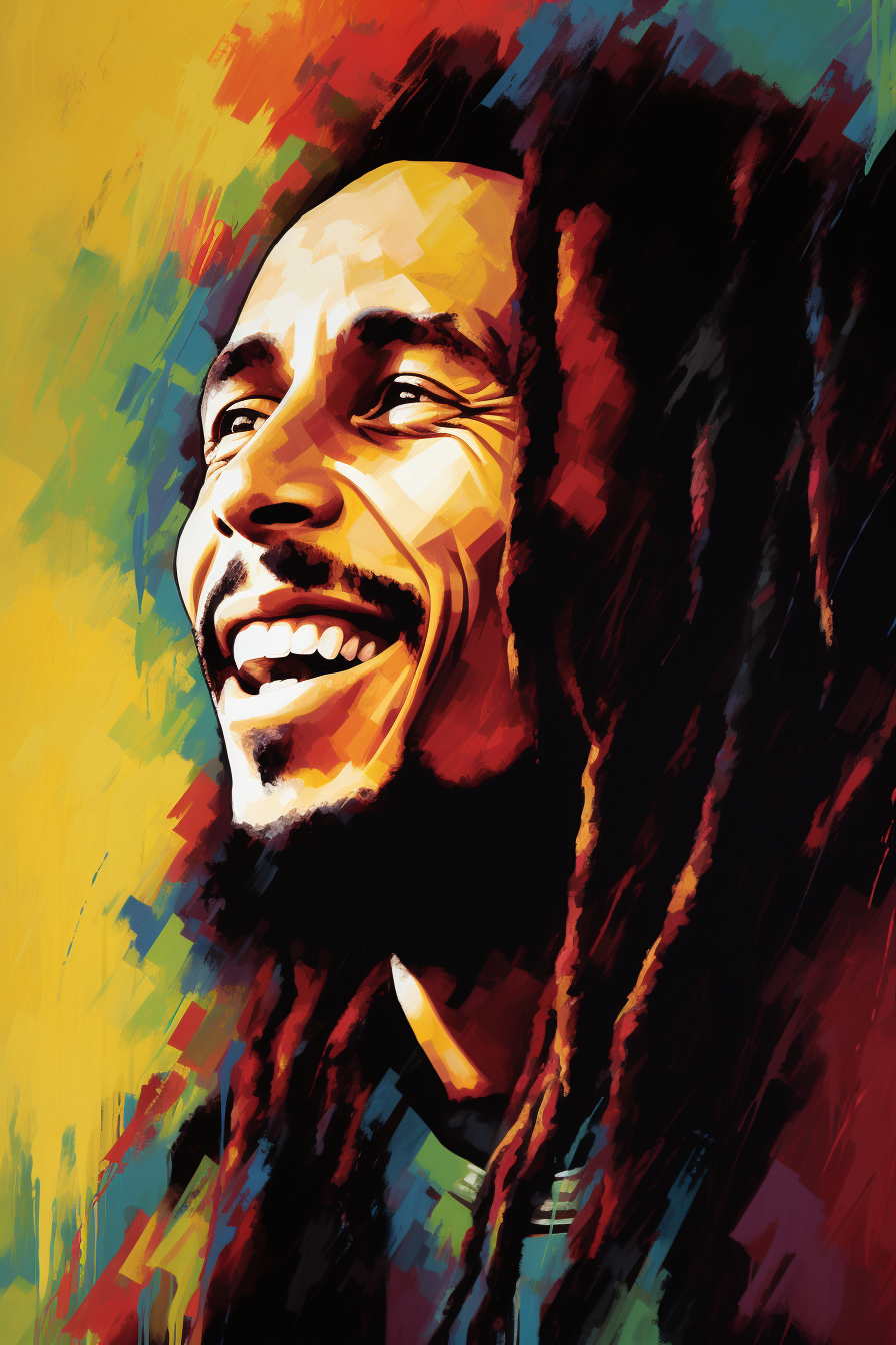 Póster Bob Marley de 25 Artstreet