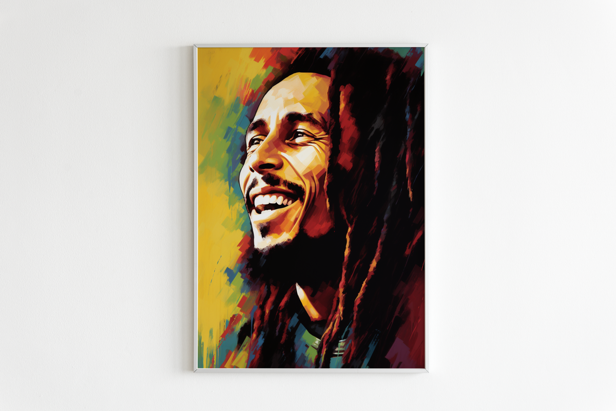Bob Marley en un interior