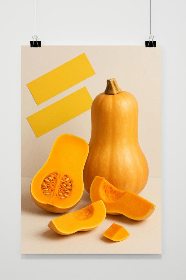 Butternut Squash Healthy Vegetable Poster