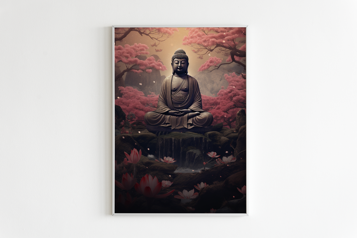 Buddah Beeld en un interior