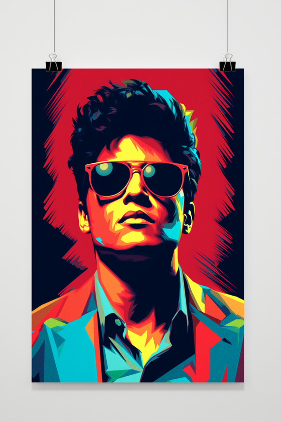 Póster Bruno Mars de 25 Artstreet