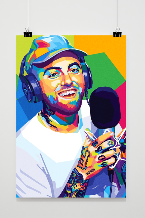 Póster Mac Miller Wpap de 25 Artstreet