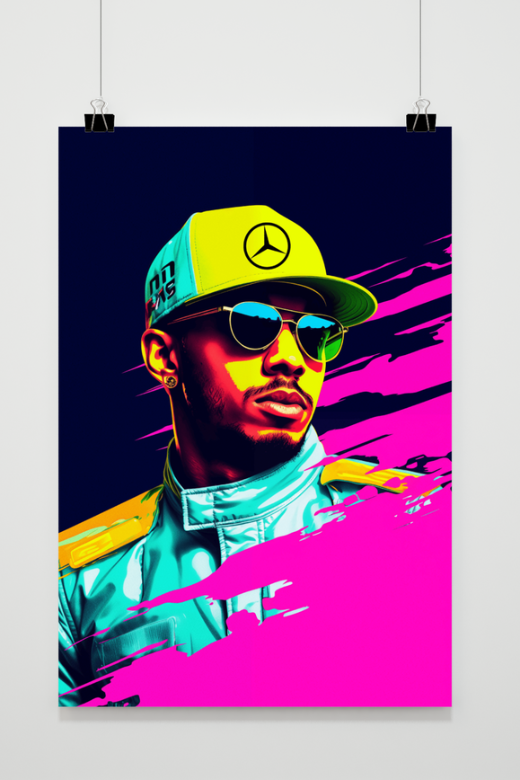 Póster Lewis Hamilton