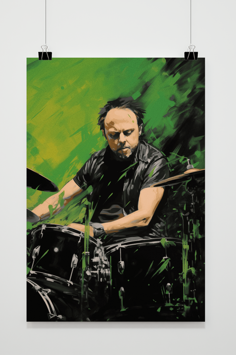 Lars Ulrich Metallica poster