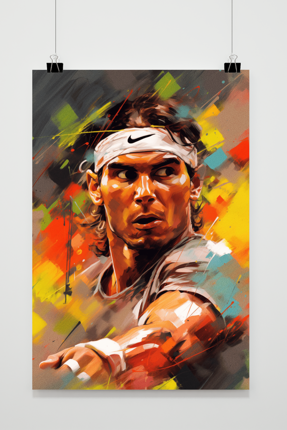 Póster Rafael Nadal de 25 Artstreet