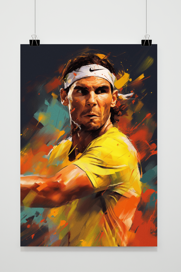Póster Rafael Nadal Focus