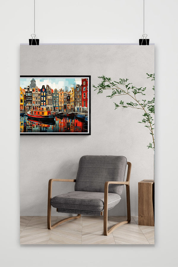 Grachten Amsterdam poster