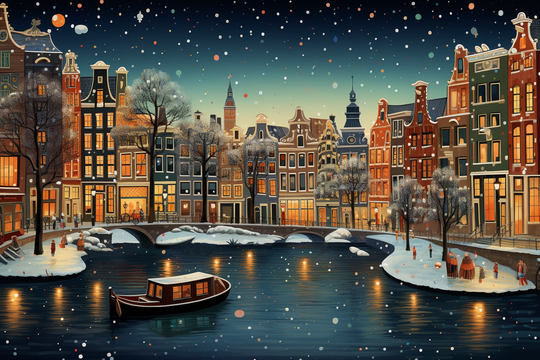 Canals in Snow