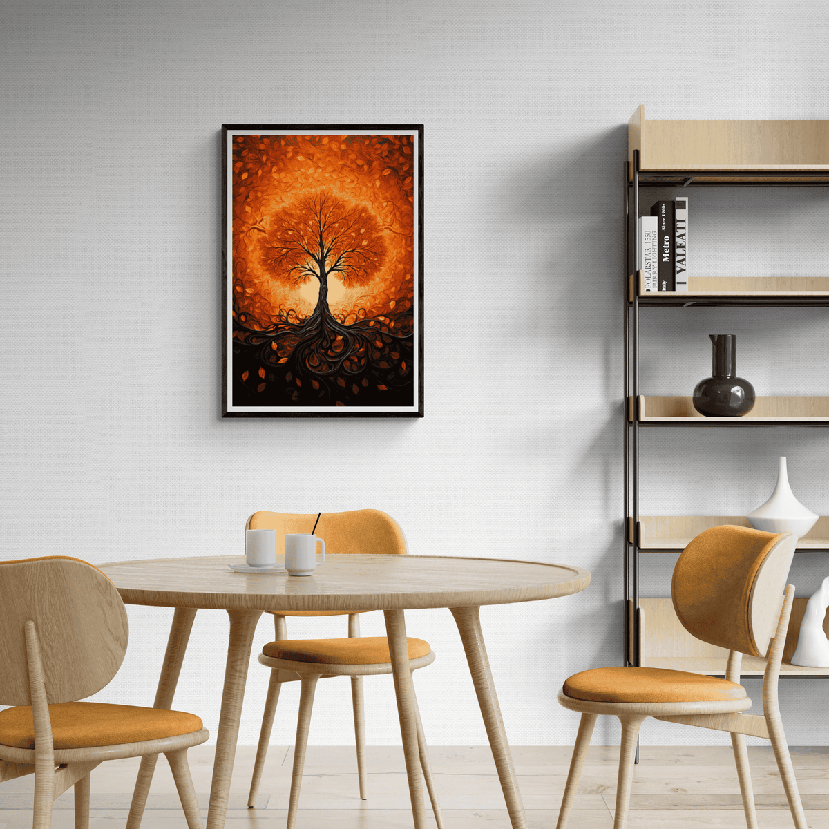 Levensboom Herfst en un interior
