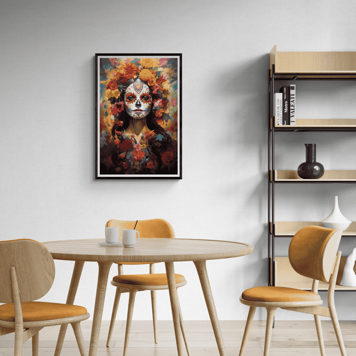 Día de los Muertos en un interior