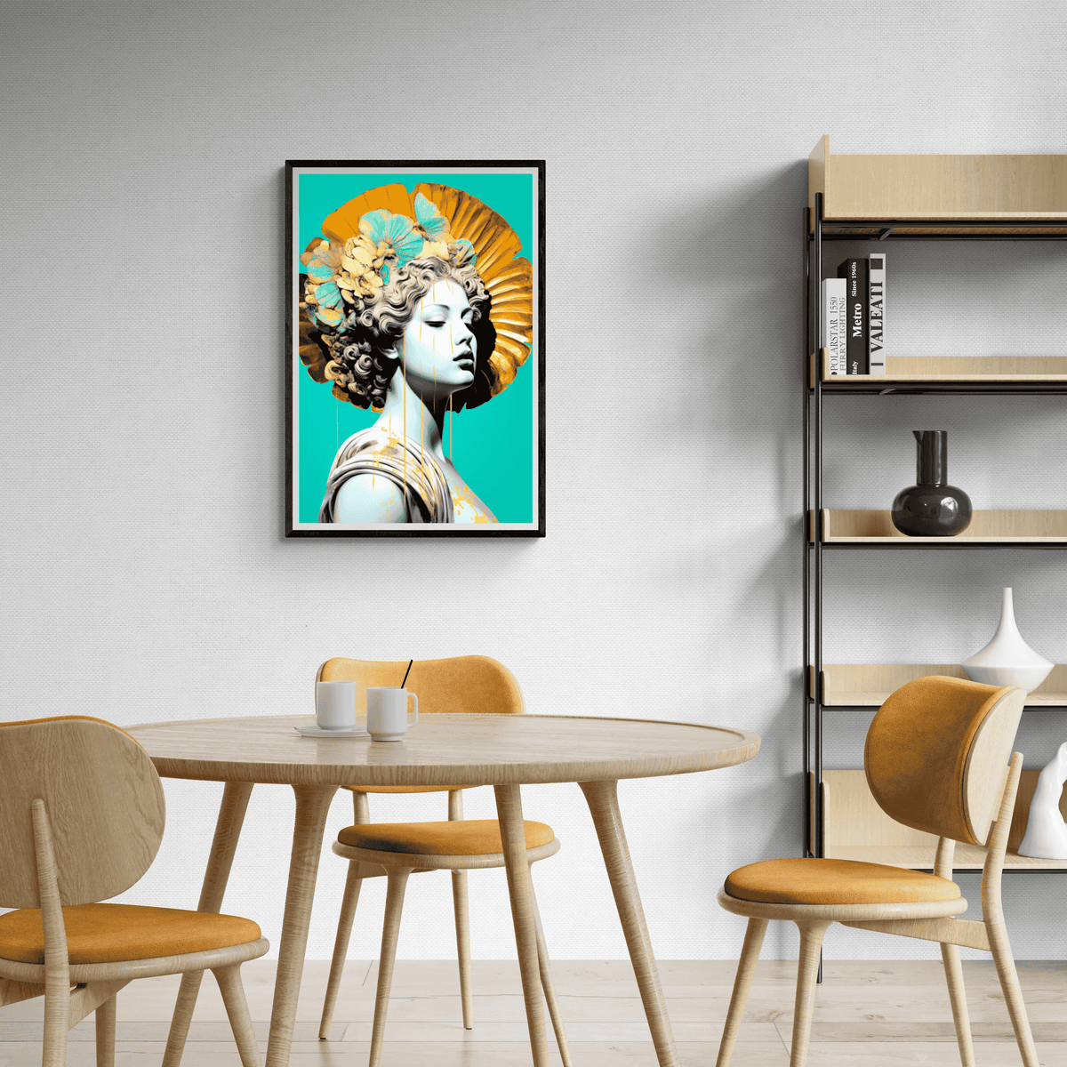 Afrodita Newart en un interior
