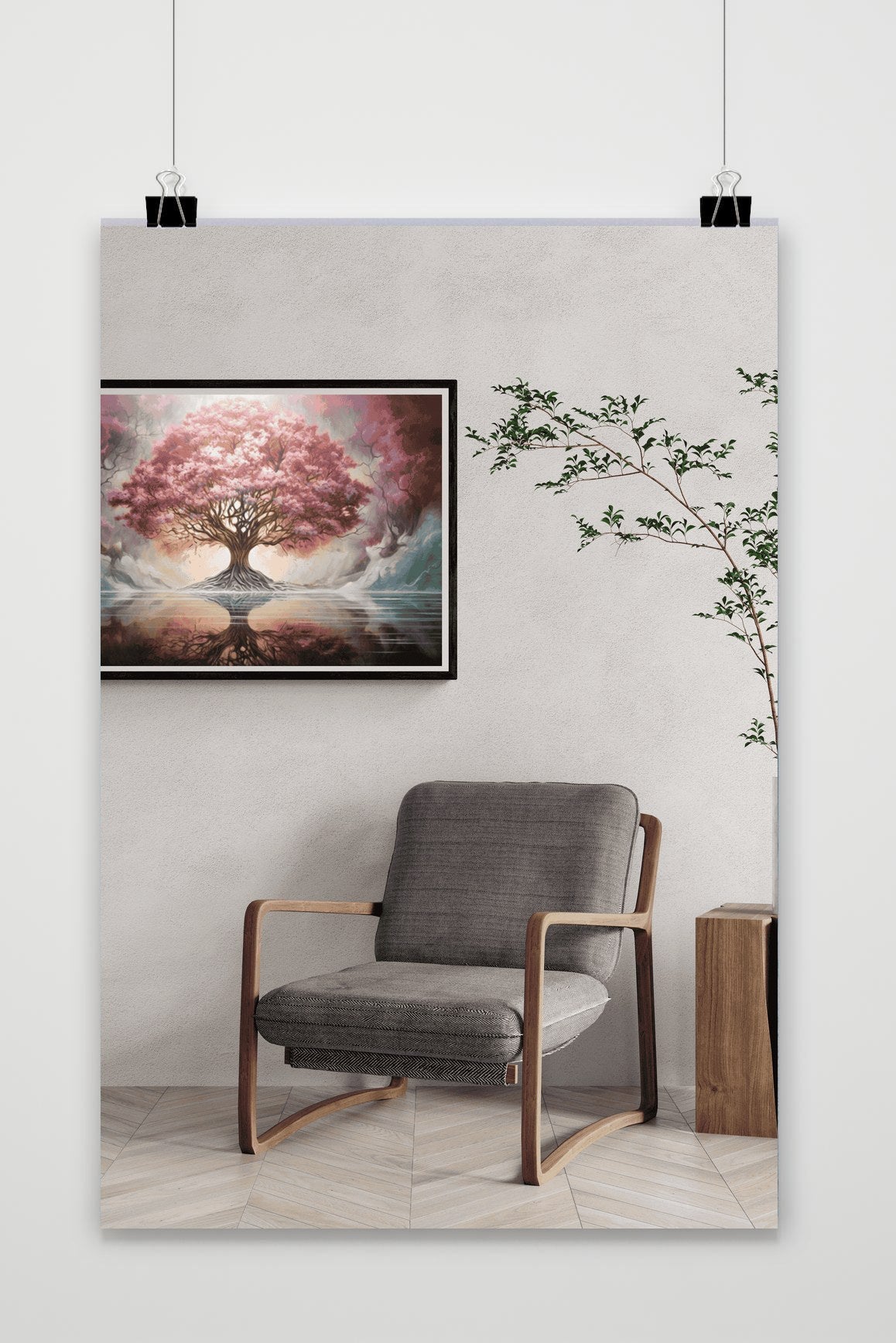 Póster Árbol en Flor de 25 Artstreet