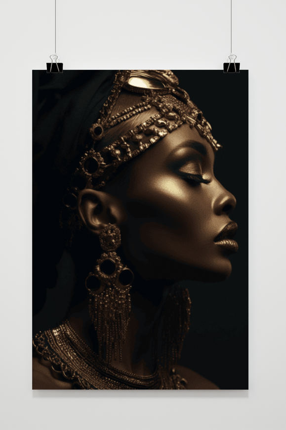 Affiche Reine Africaine de 25 Artstreet
