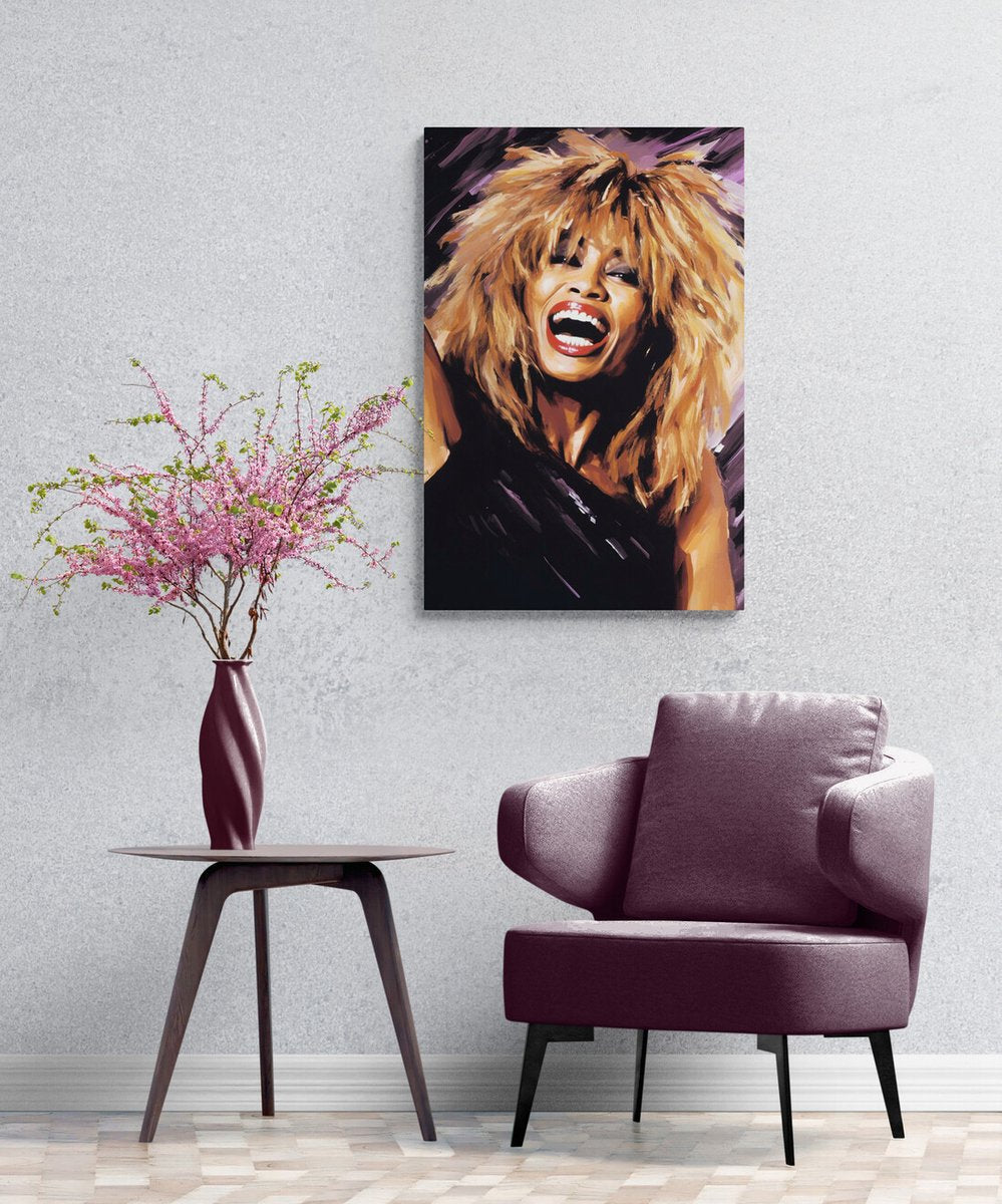 Tina Turner dans un intérieur