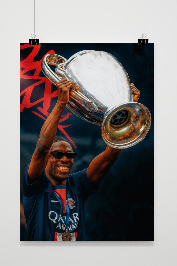Póster Ousmane Dembélé Trophy Celebration