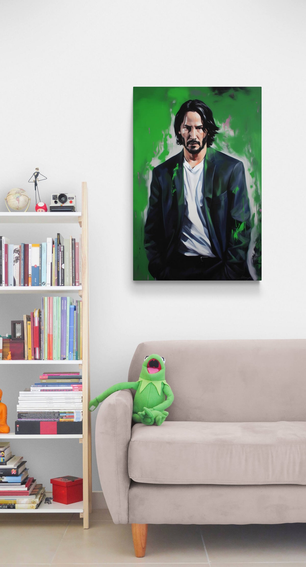 John Wick Groen dans un intérieur
