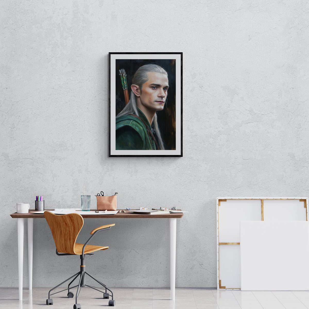 Legolas Abstract en un interior
