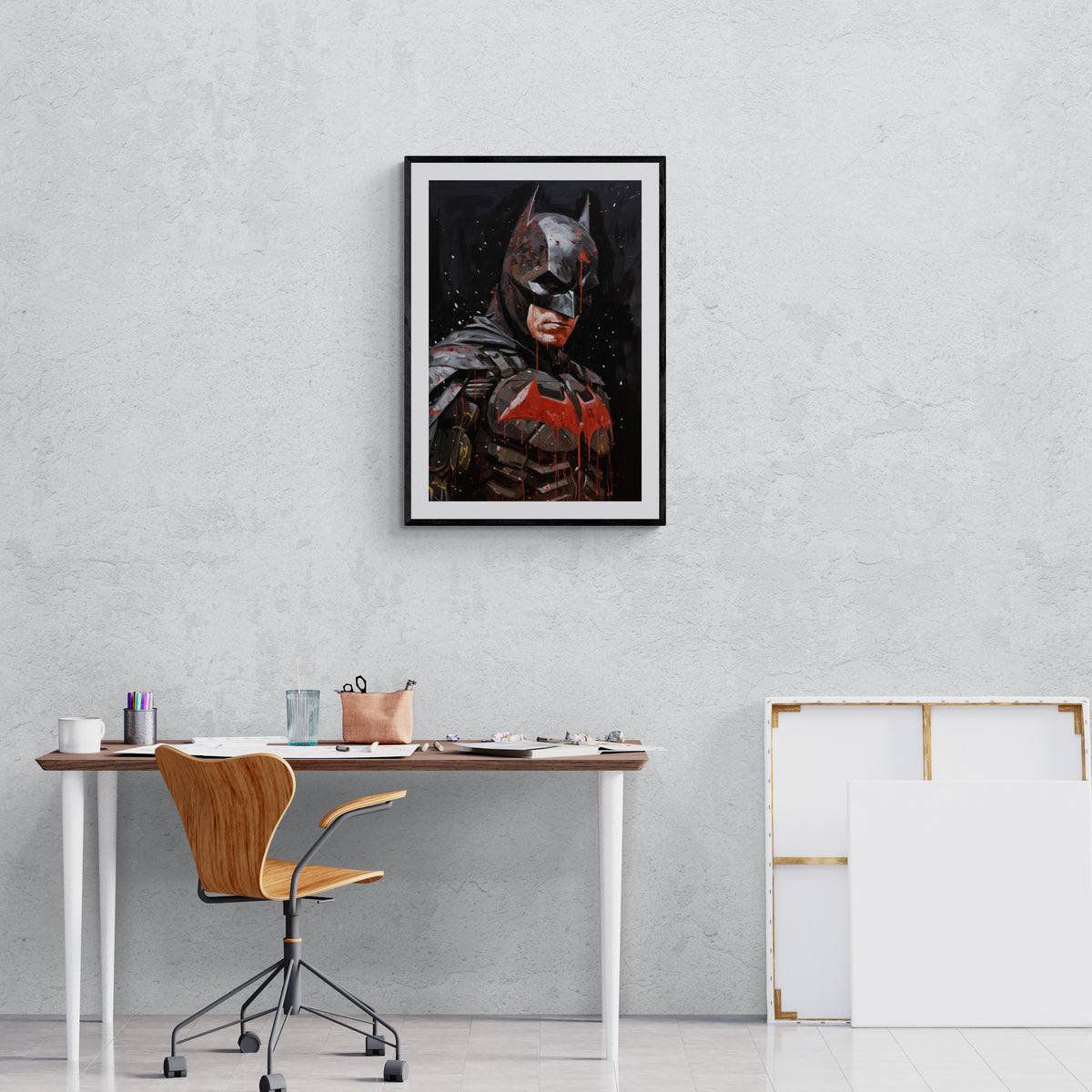 Batman en un interior