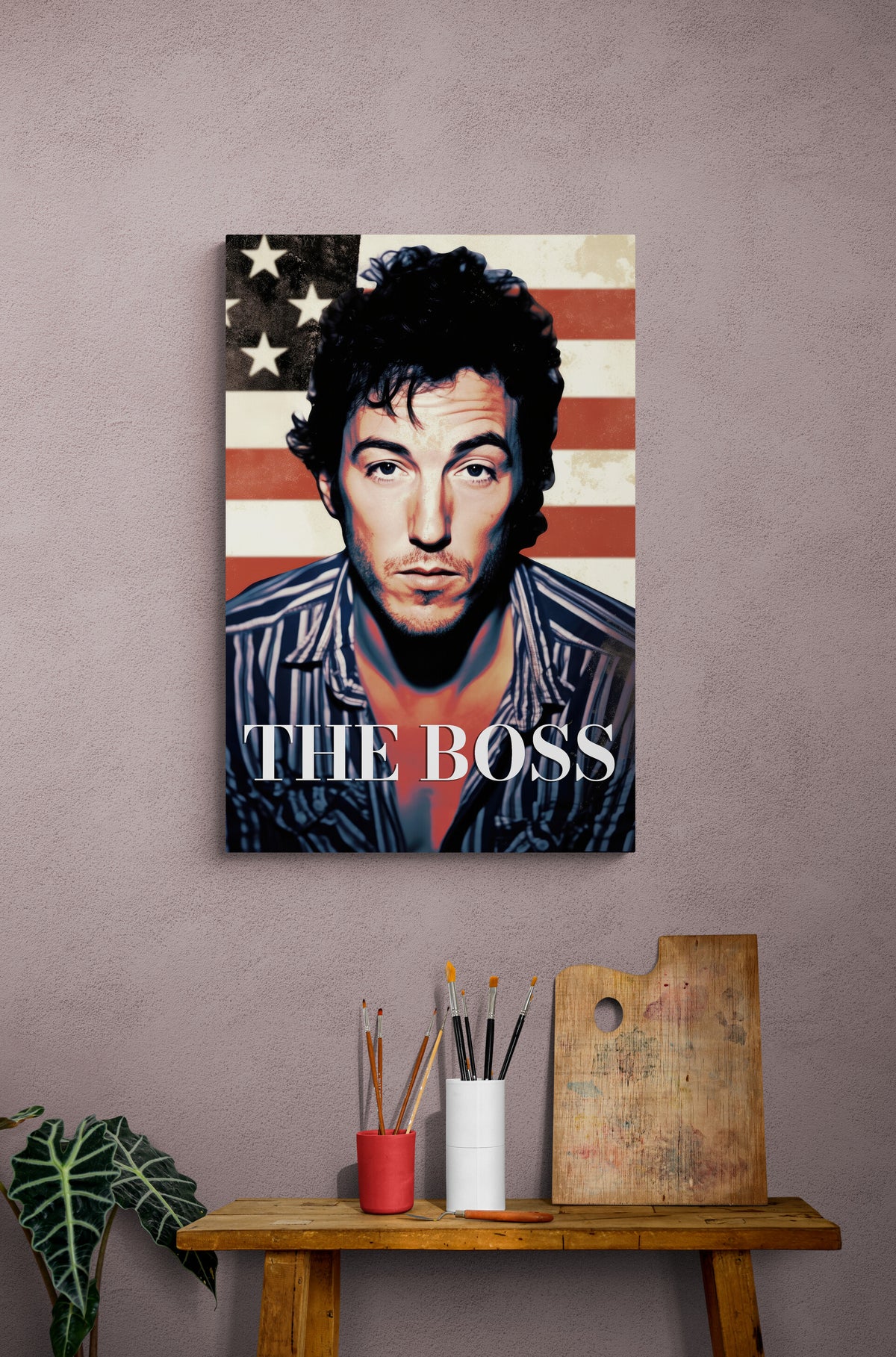 Springsteen "The Boss" en un interior