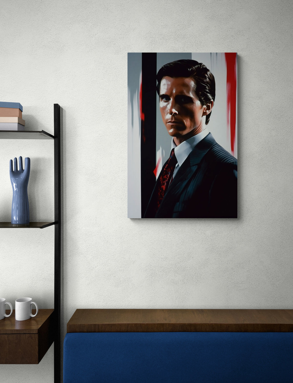 Patrick Bateman dans un intérieur
