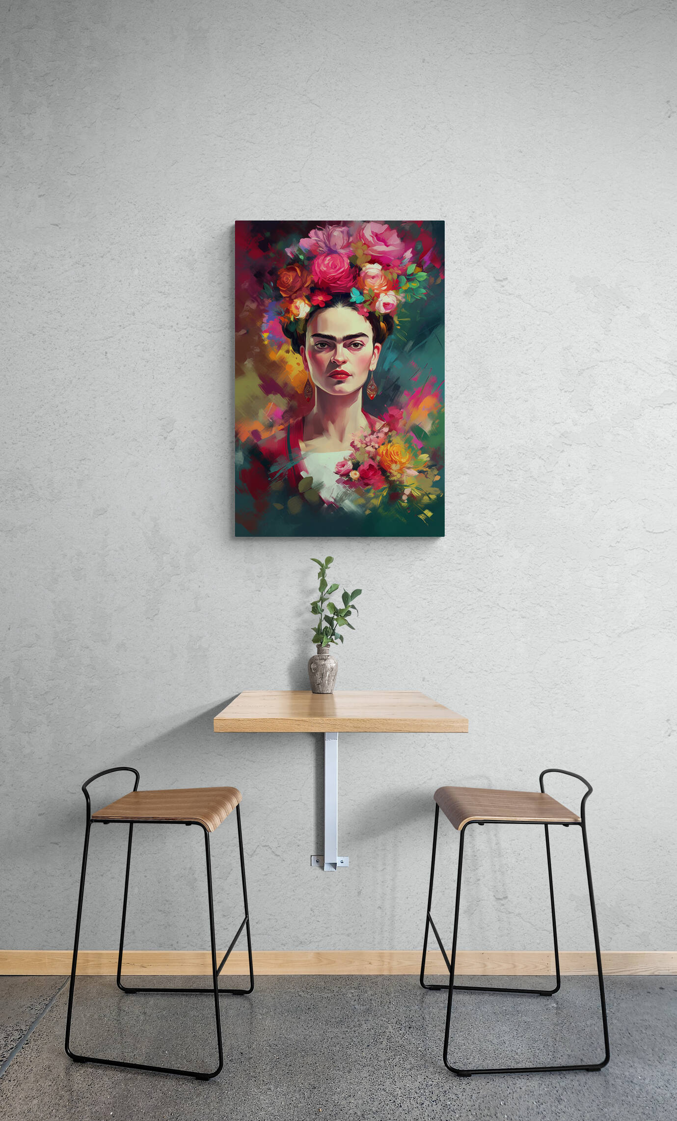 Frida Kahlo Abstract