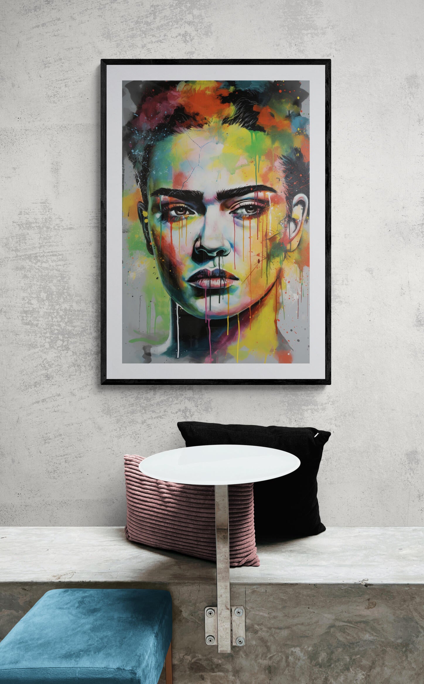 Frida Kahlo Abstract