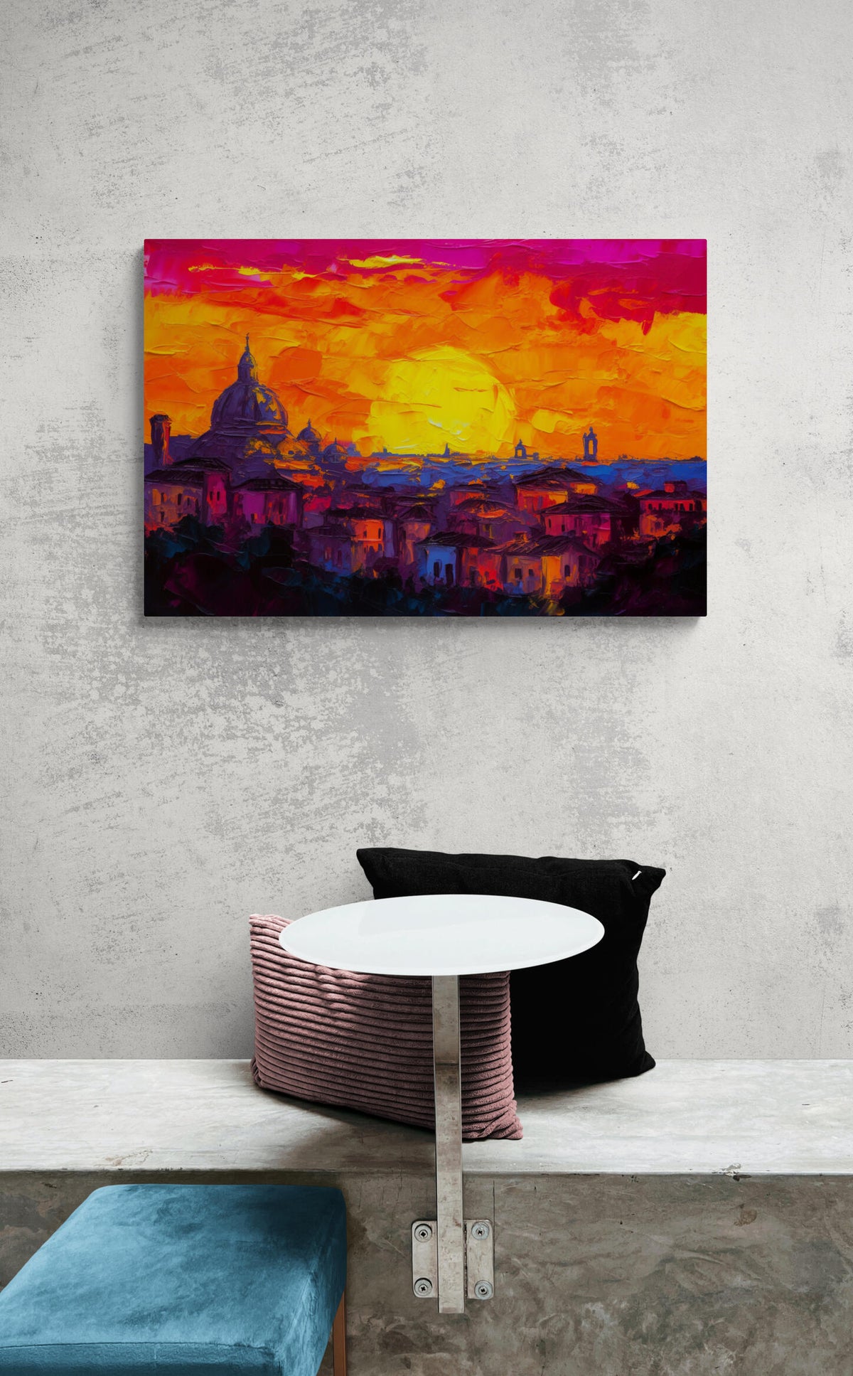 Rome Sunset en un interior