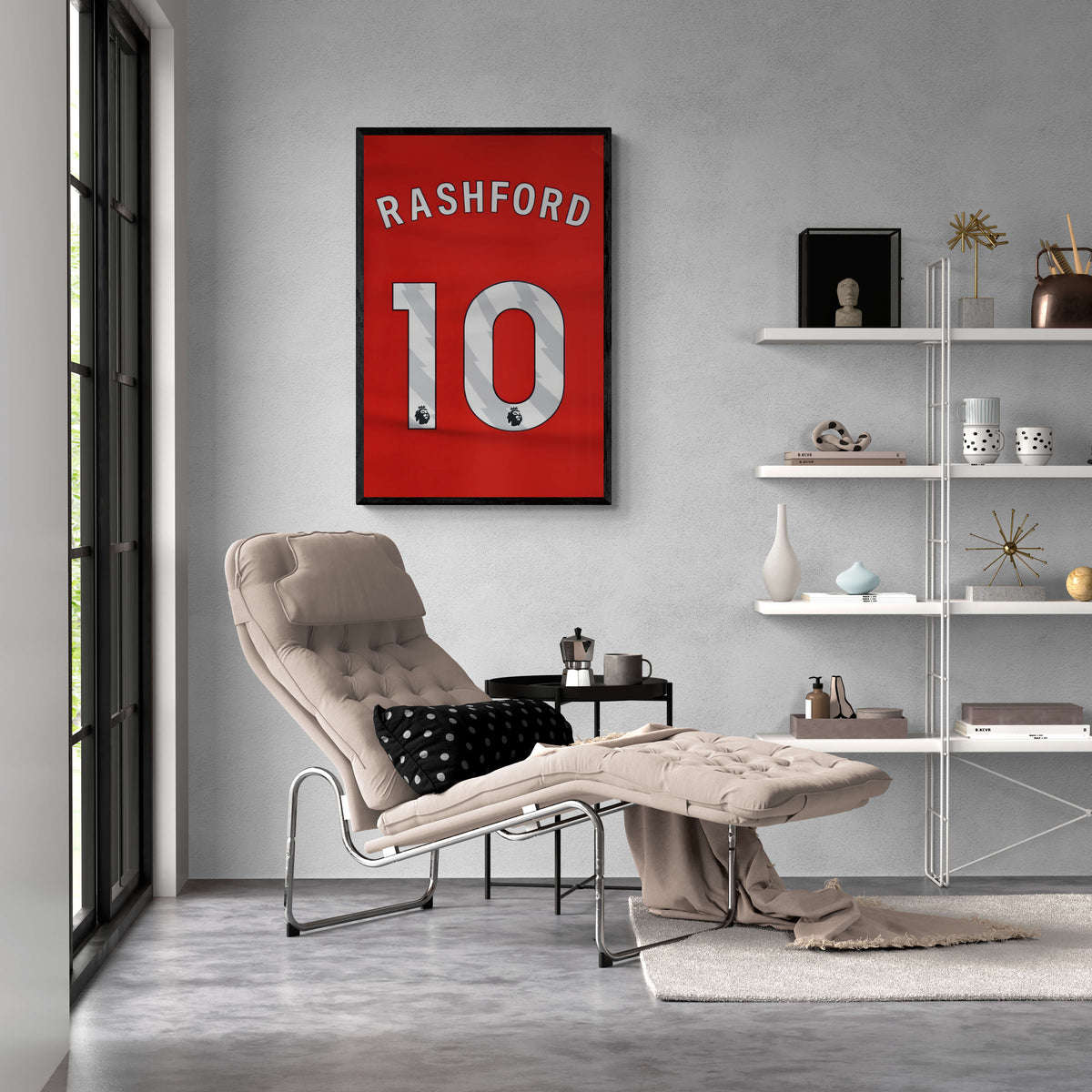 Rashford Dorsal en un interior