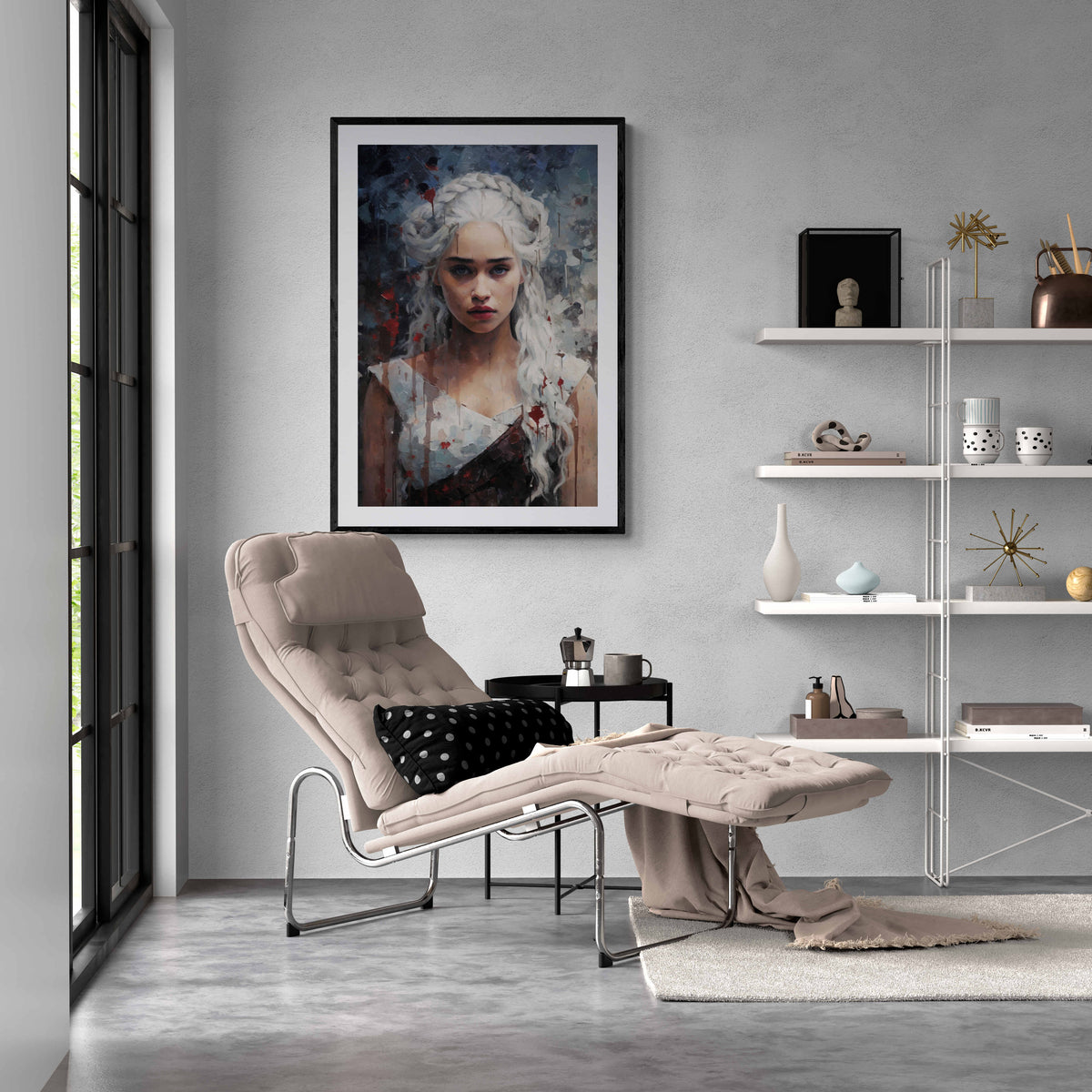 Daenarys Draak dans un intérieur