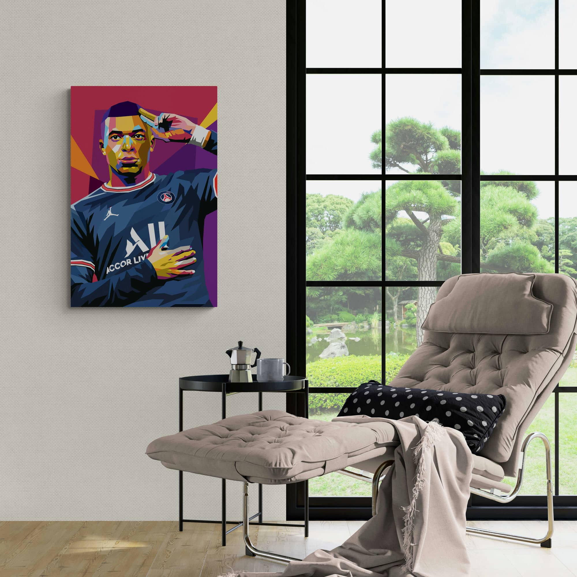 Kylian Mbappe Pop Art