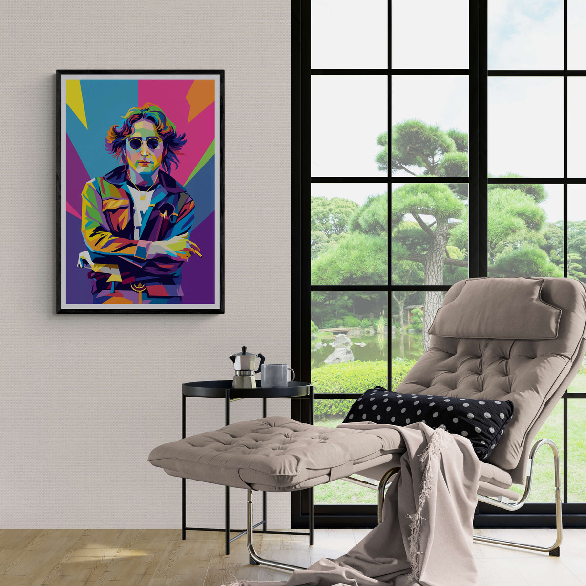 John Lennon dans un intérieur