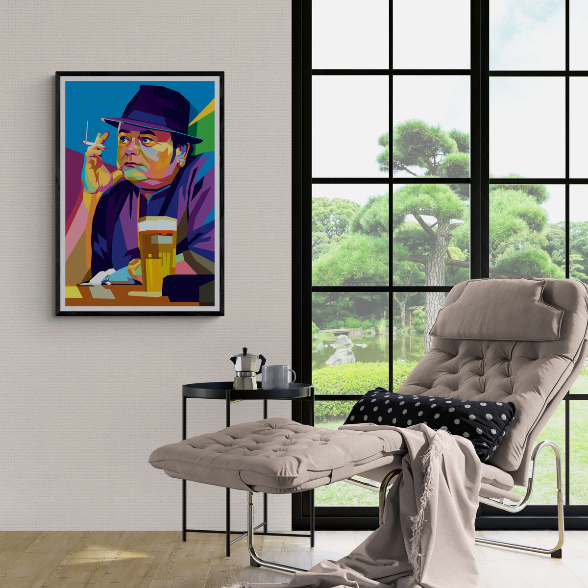 Hazes Pop en un interior