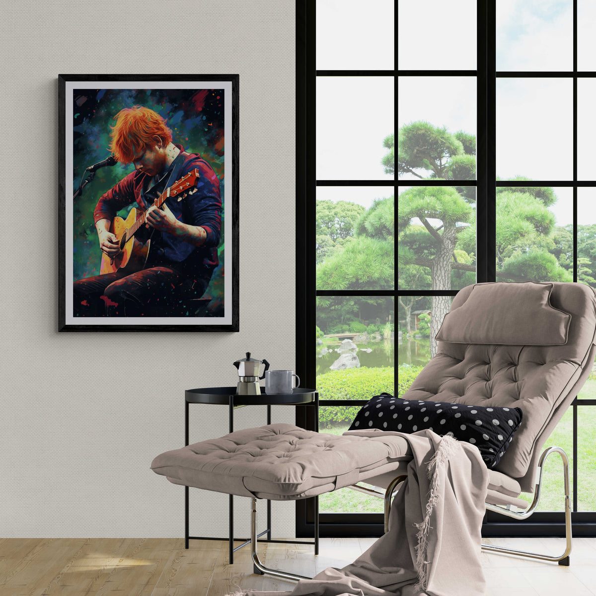 Ed Sheeran Retrato en un interior