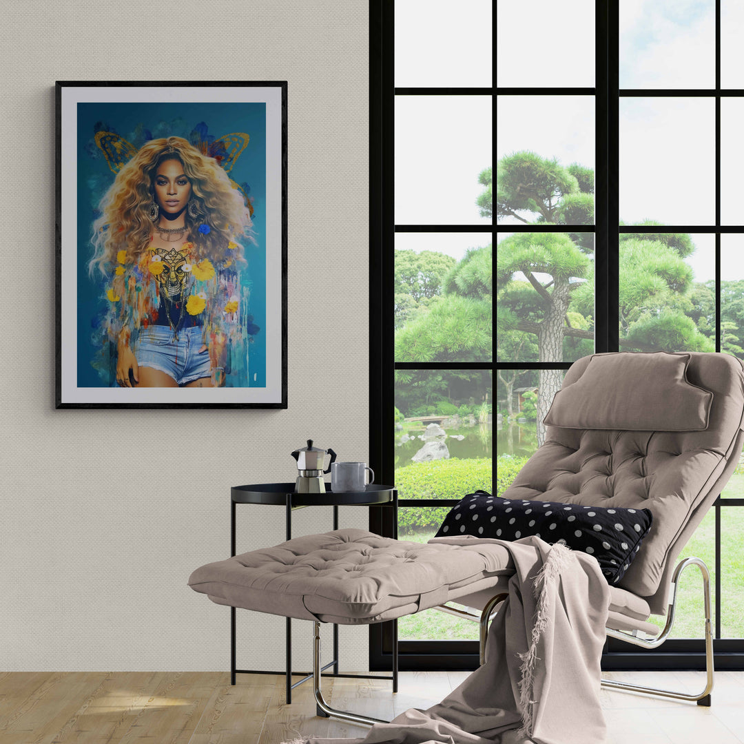 Beyonce Poster Abstract