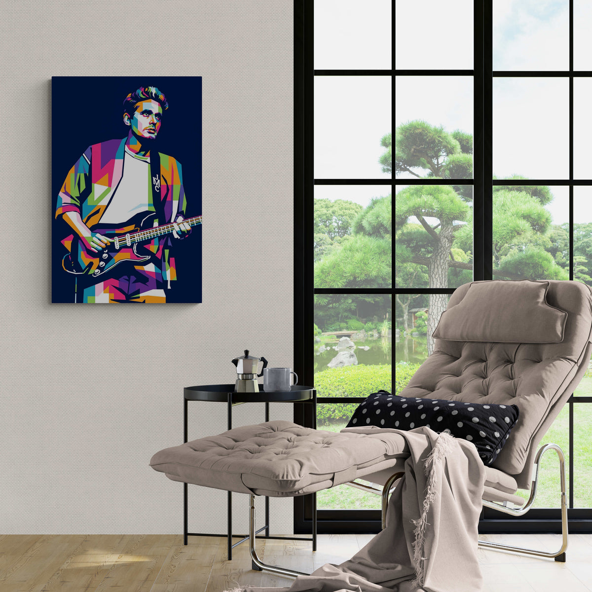 John Mayer dans un intérieur