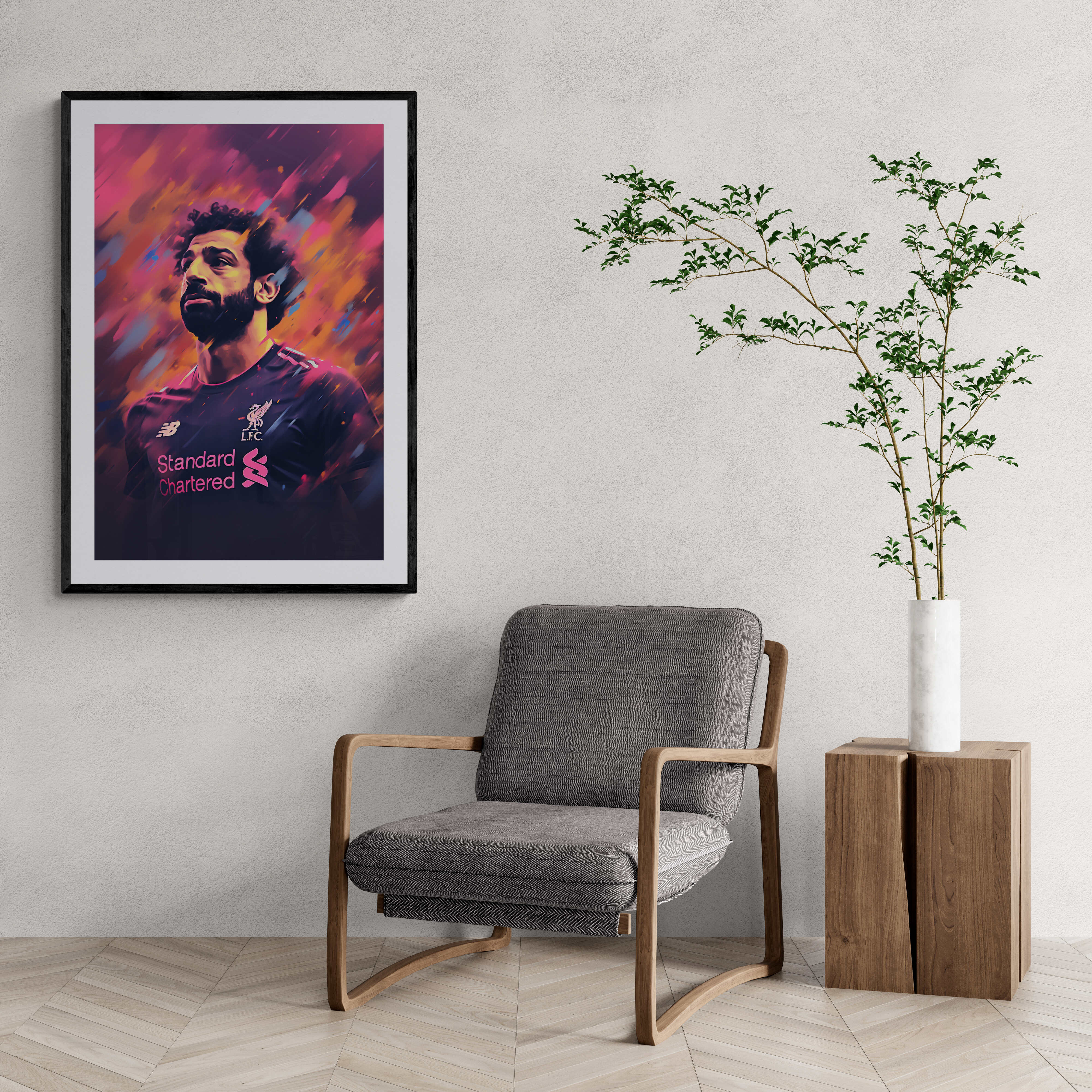 Mo Salah Action Red