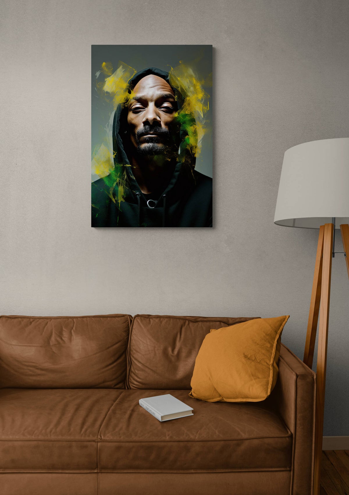 Snoop Dogg Rook en un interior