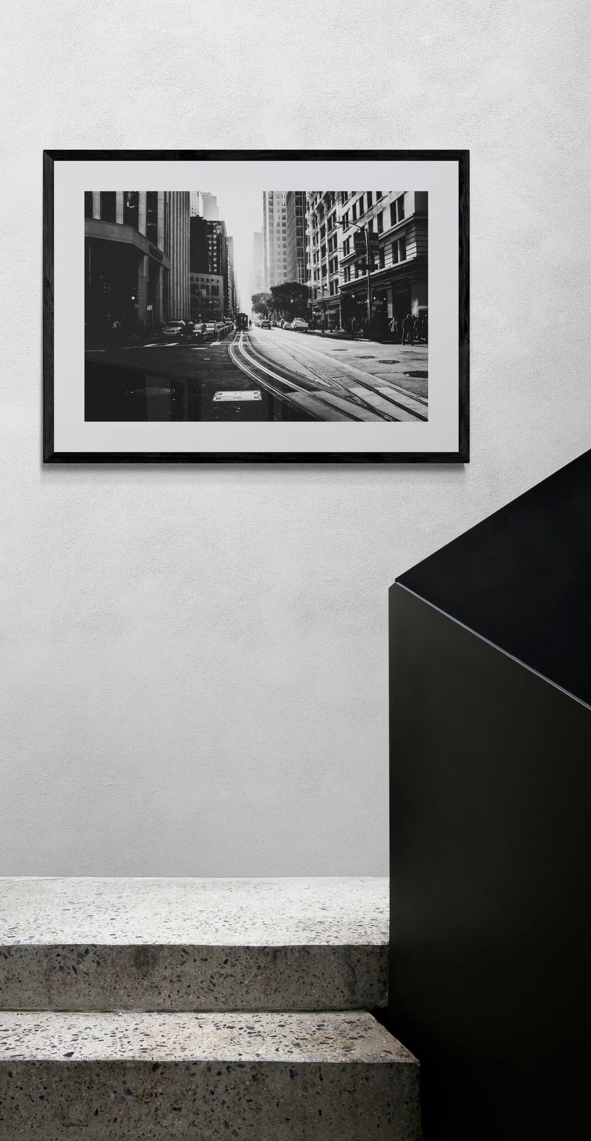 Ciudad Vintage en un interior
