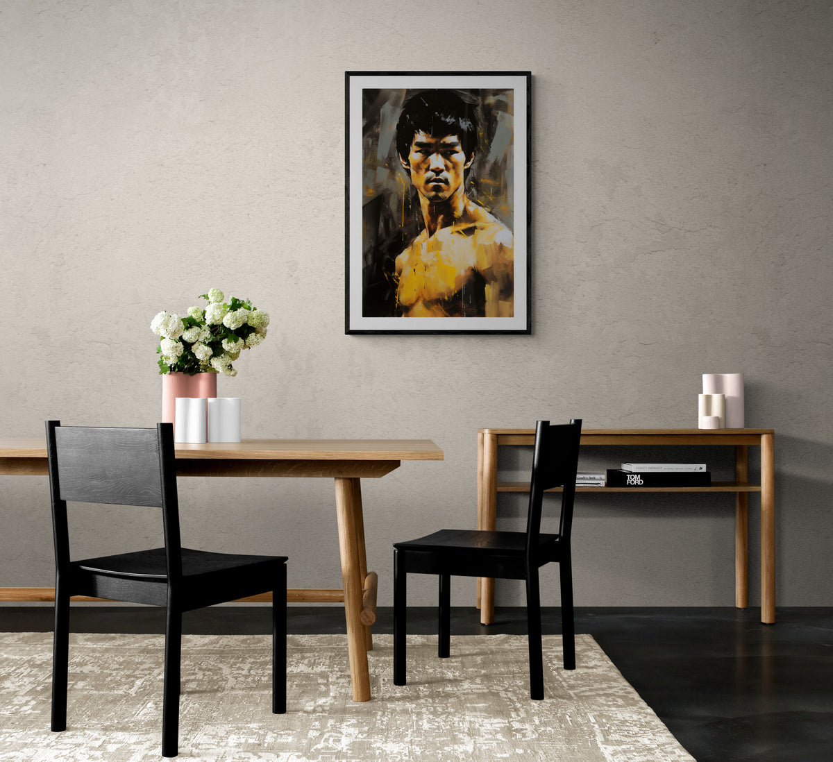 Bruce Lee Abstract dans un intérieur