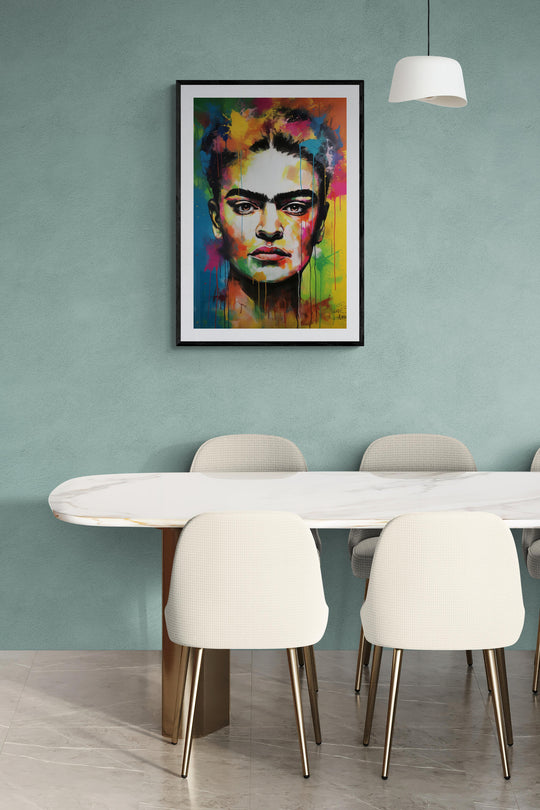 Frida Kahlo Kleur Portret