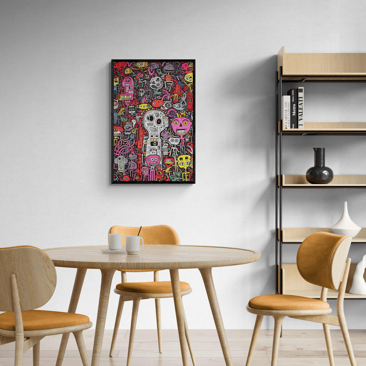Póster Doodle en un interior