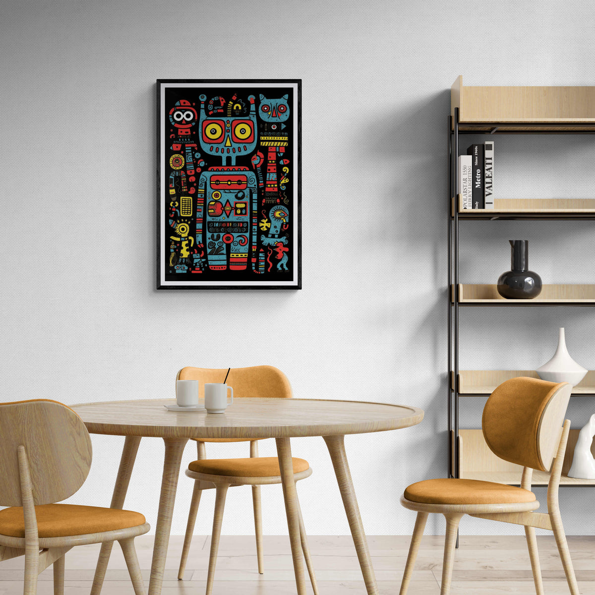 Robot Industrial en un interior