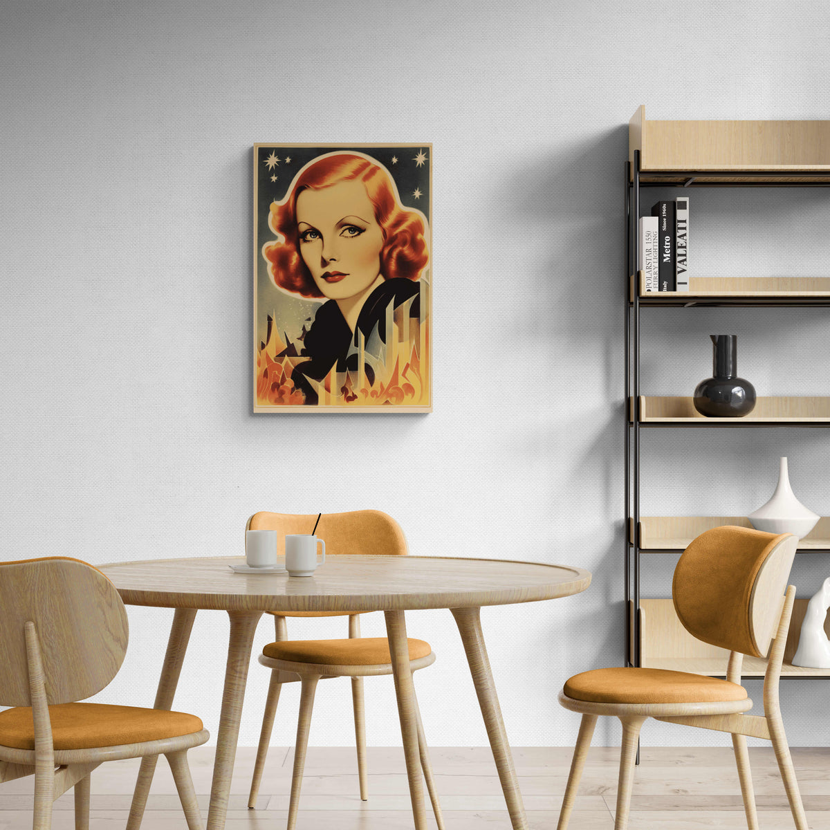 Greta Garbo dans un intérieur