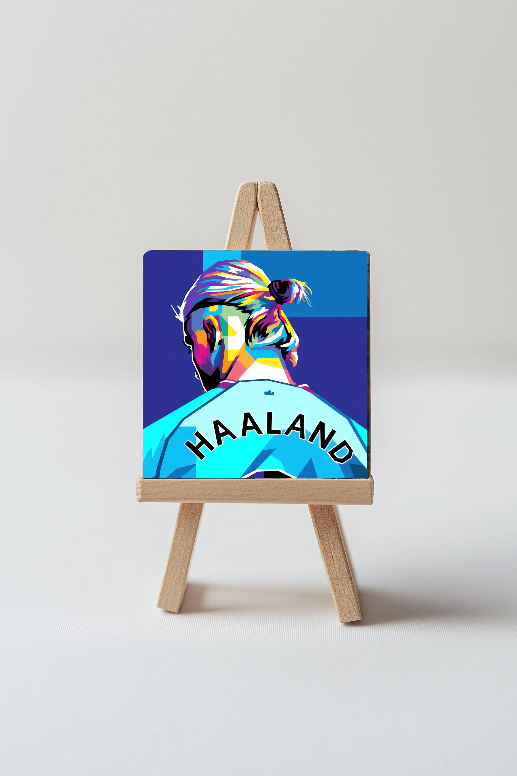 Erling Haaland Pop Art