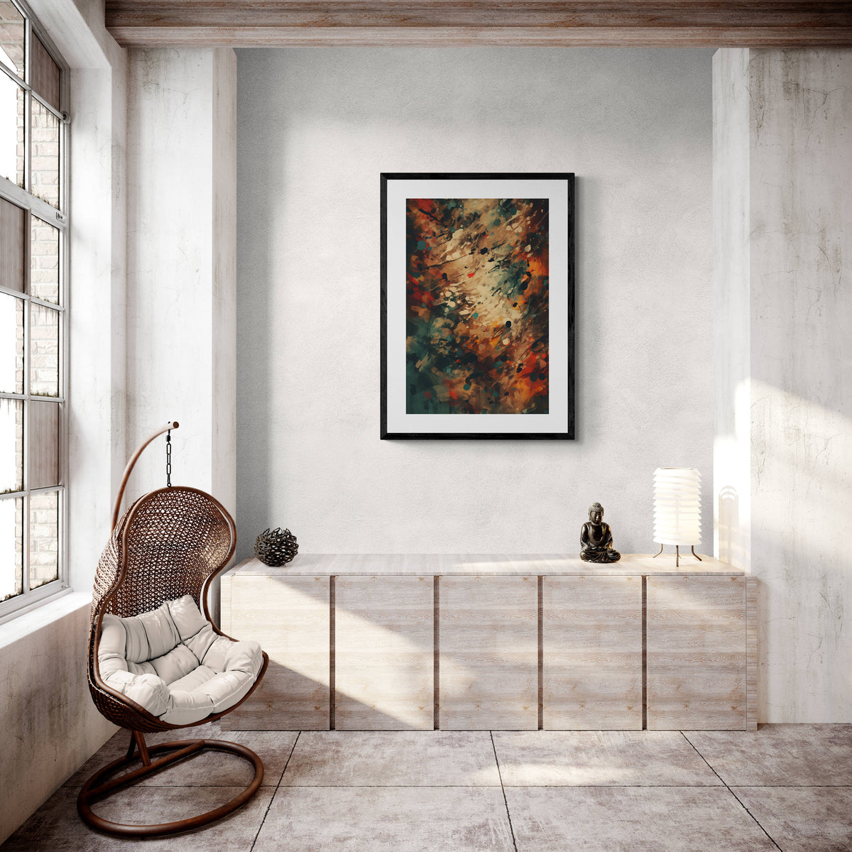 Vintage Abstract en un interior