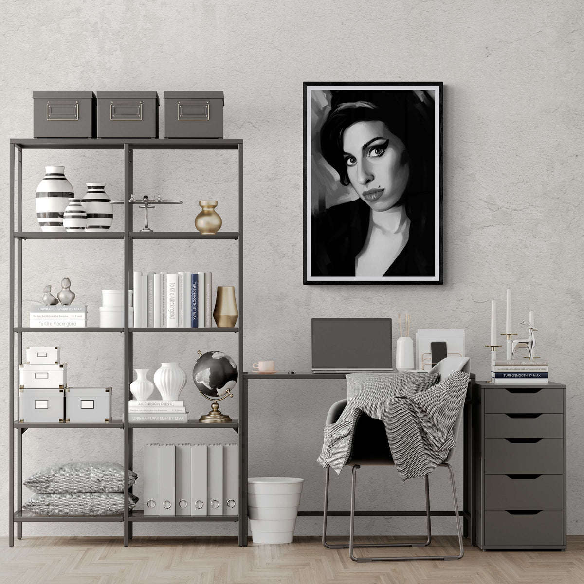 Amy Winehouse dans un intérieur
