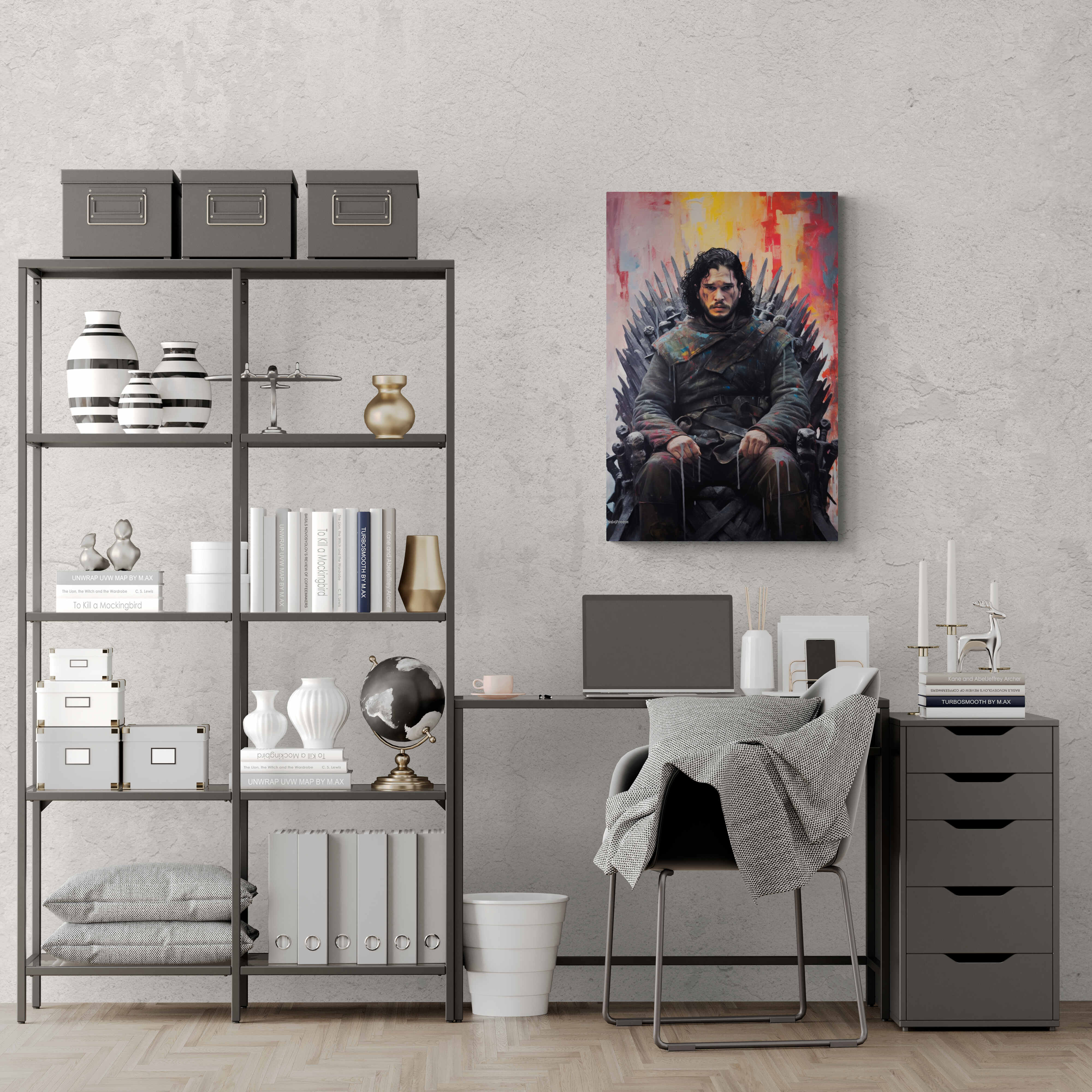 John Snow Iron Throne