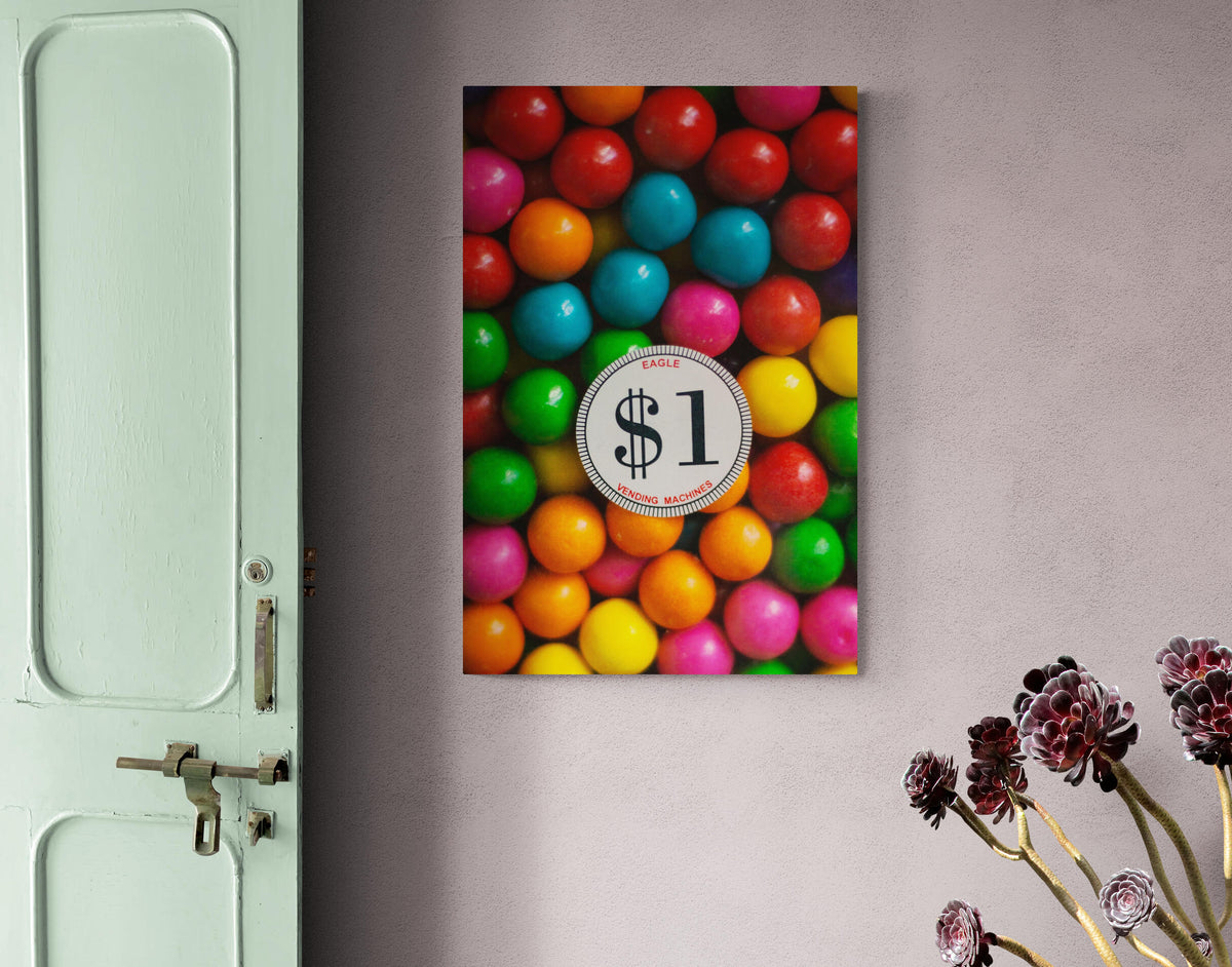 Chicles Vintage en un interior